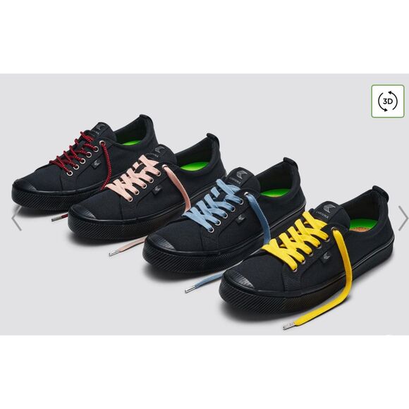 CARIUMA OCA Canvas Low Top Sneaker Black, Sz 9 - Picture 14 of 14